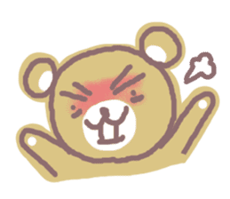 Sticker of Cute bear sticker #1788819