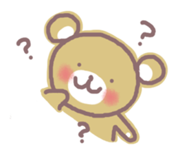 Sticker of Cute bear sticker #1788822