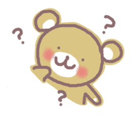 Sticker of Cute bear sticker #1788822