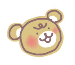Sticker of Cute bear sticker #1788823