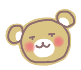Sticker of Cute bear sticker #1788824
