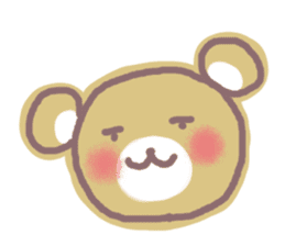 Sticker of Cute bear sticker #1788824