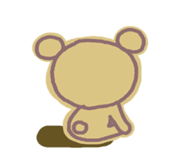Sticker of Cute bear sticker #1788826