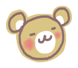Sticker of Cute bear sticker #1788830