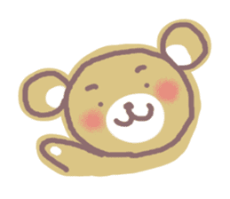 Sticker of Cute bear sticker #1788831