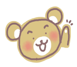 Sticker of Cute bear sticker #1788832