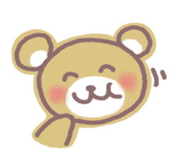 Sticker of Cute bear sticker #1788835
