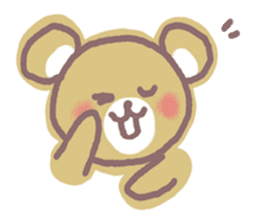Sticker of Cute bear sticker #1788839
