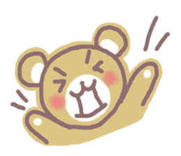 Sticker of Cute bear sticker #1788840