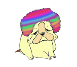 Ugly Lovely Doggy sticker #1788842