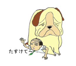 Ugly Lovely Doggy sticker #1788843