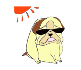 Ugly Lovely Doggy sticker #1788845