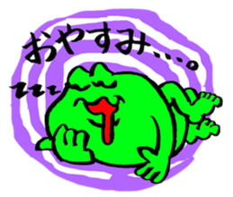 Sticker of frogs sticker #1789002