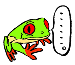 Sticker of frogs sticker #1789018