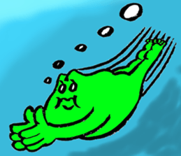 Sticker of frogs sticker #1789040