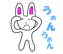 Loose rabbit man sticker #1789174