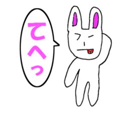 Loose rabbit man sticker #1789186