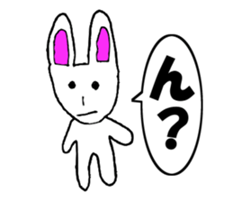 Loose rabbit man sticker #1789193