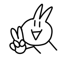 I wrote fast rabbit sticker #1789321