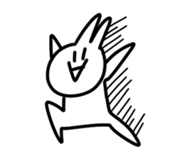 I wrote fast rabbit sticker #1789323