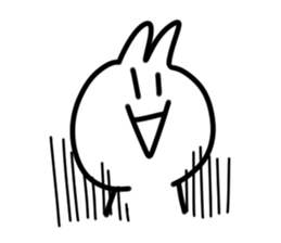 I wrote fast rabbit sticker #1789329