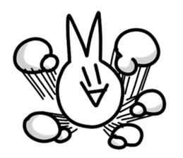 I wrote fast rabbit sticker #1789331