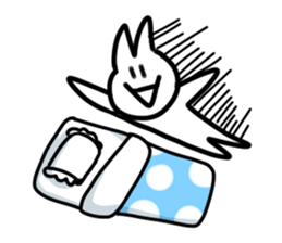 I wrote fast rabbit sticker #1789335