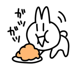 I wrote fast rabbit sticker #1789344