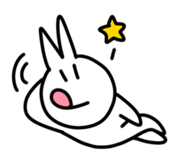 I wrote fast rabbit sticker #1789351