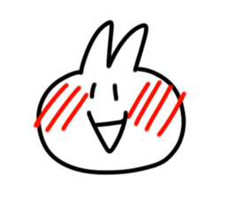 I wrote fast rabbit sticker #1789353