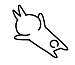 I wrote fast rabbit sticker #1789355