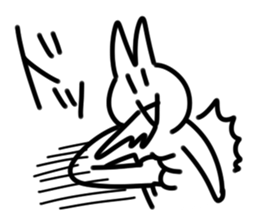 I wrote fast rabbit sticker #1789356