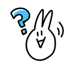 I wrote fast rabbit sticker #1789360