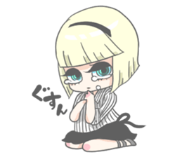 A selfish girl sticker #1789373