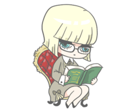 A selfish girl sticker #1789394