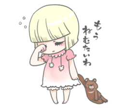 A selfish girl sticker #1789399