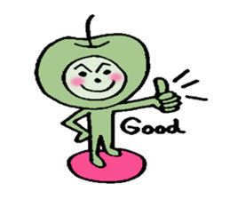 Apple smiles sticker #1789445