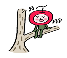 Apple smiles sticker #1789450