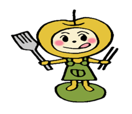 Apple smiles sticker #1789458