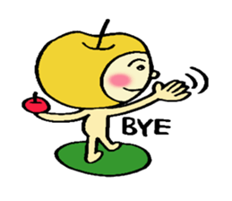 Apple smiles sticker #1789479