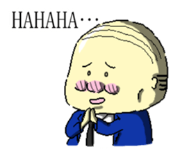 English Stickers Dad,Man,Alien,Girl sticker #1789730