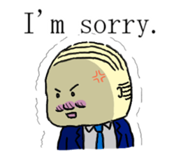 English Stickers Dad,Man,Alien,Girl sticker #1789732