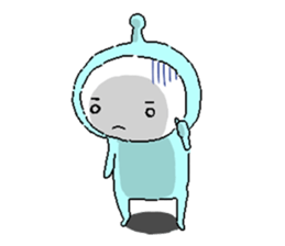 English Stickers Dad,Man,Alien,Girl sticker #1789736