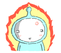 English Stickers Dad,Man,Alien,Girl sticker #1789739