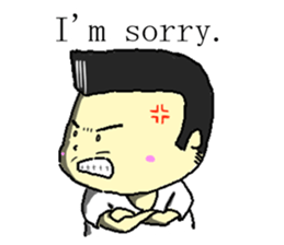 English Stickers Dad,Man,Alien,Girl sticker #1789742