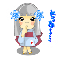 Easy character of the four seasons sticker #1789888