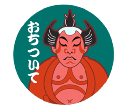 Kabuki " --  character 02 sticker #1790191