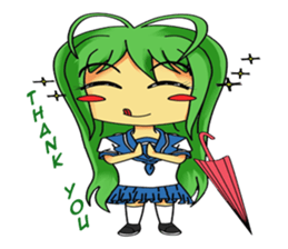 Ame-chan's rainy activities - (ENG) sticker #1790561