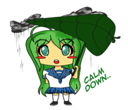 Ame-chan's rainy activities - (ENG) sticker #1790566