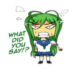 Ame-chan's rainy activities - (ENG) sticker #1790578